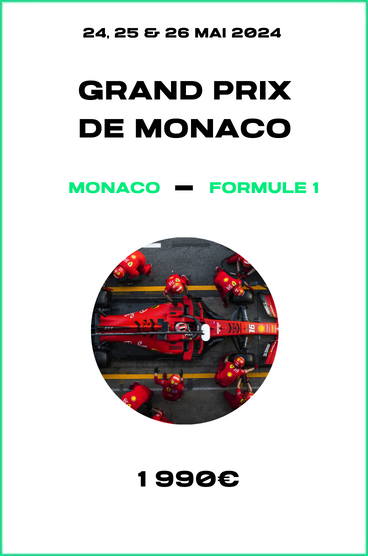 Formule 1 qui change ses 4 pneus au GP de Monaco