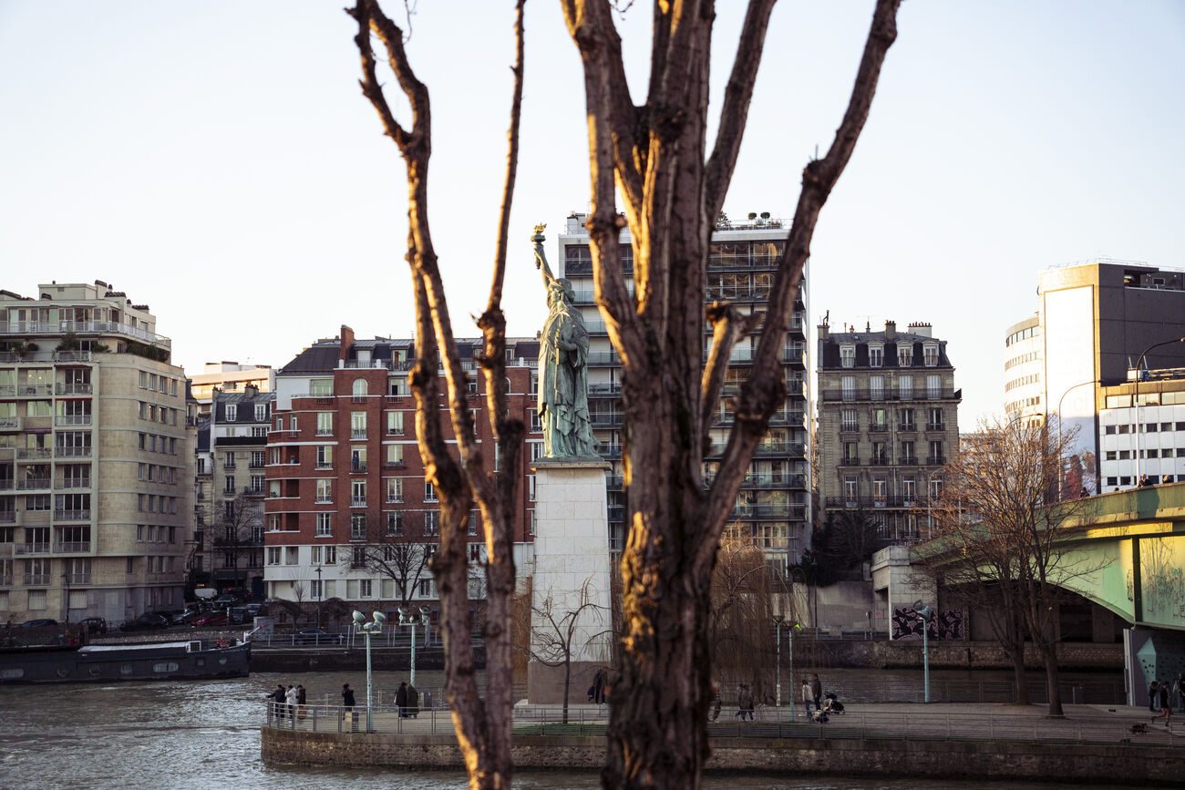 La Statue de la Liberté au bord de la Seine