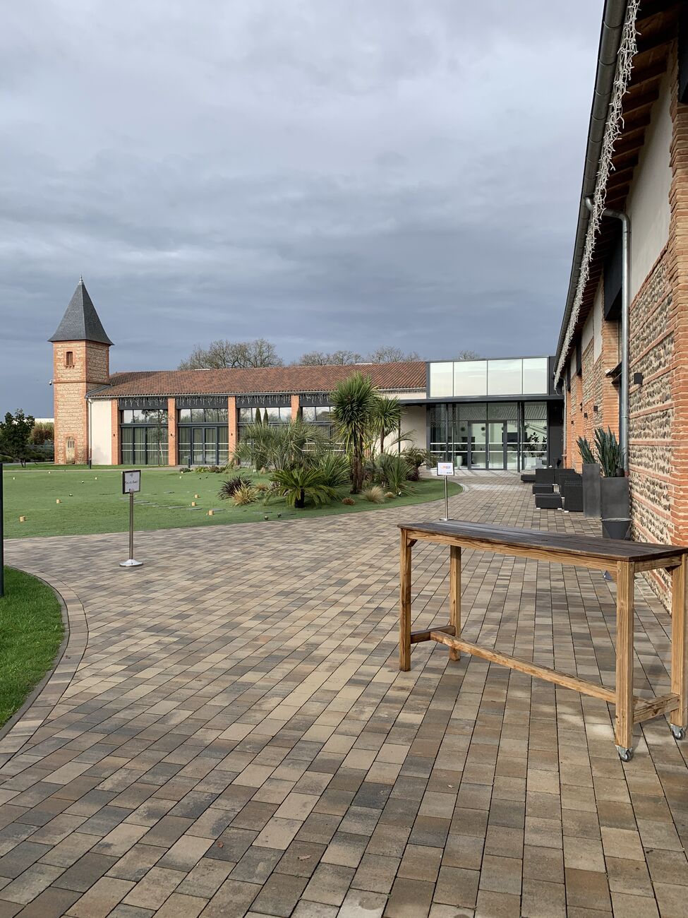 La terrasse du domaine