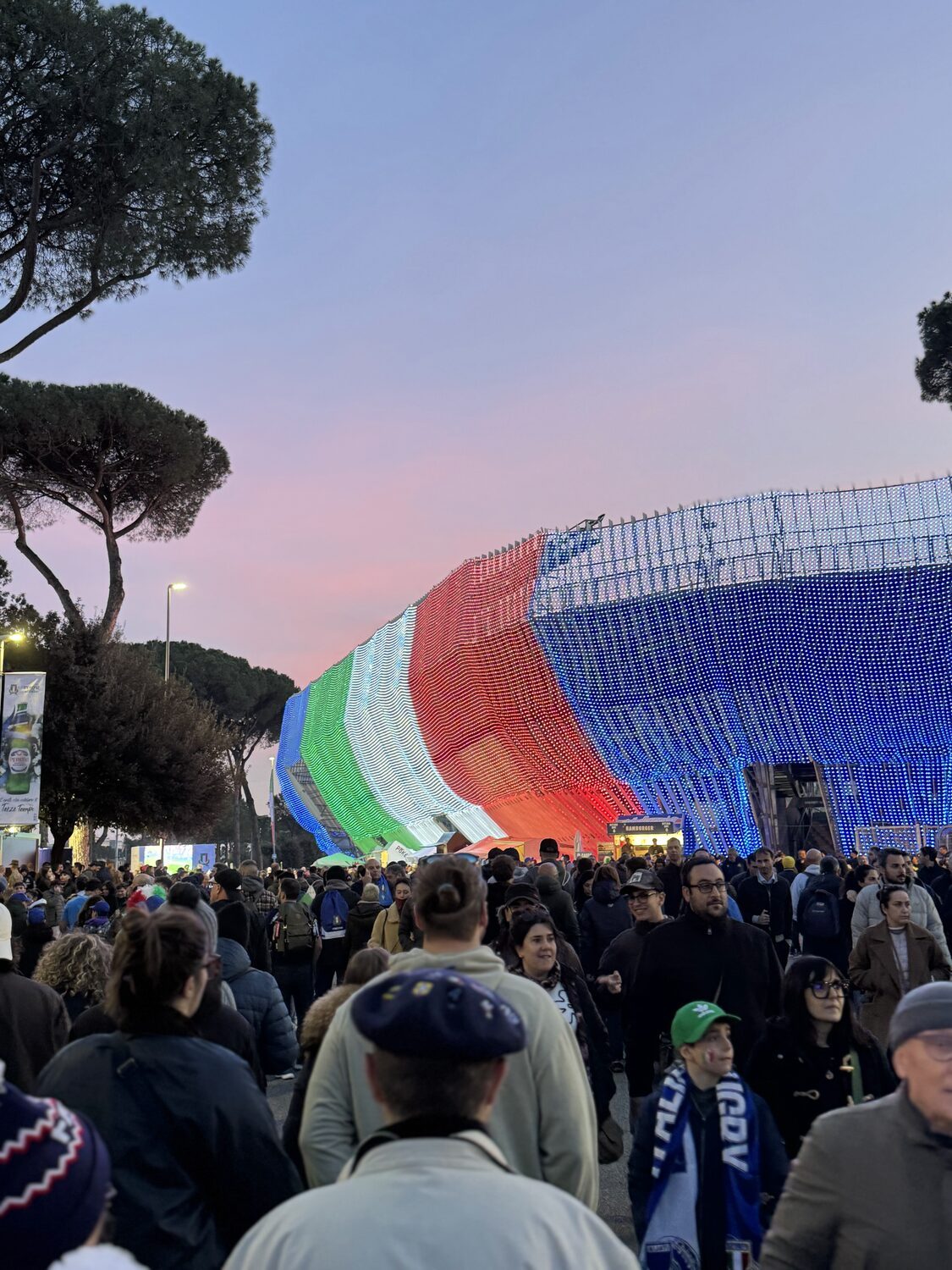 Voyage rugby Italie France au Stadio Olimpico de Rome avec AMARDI